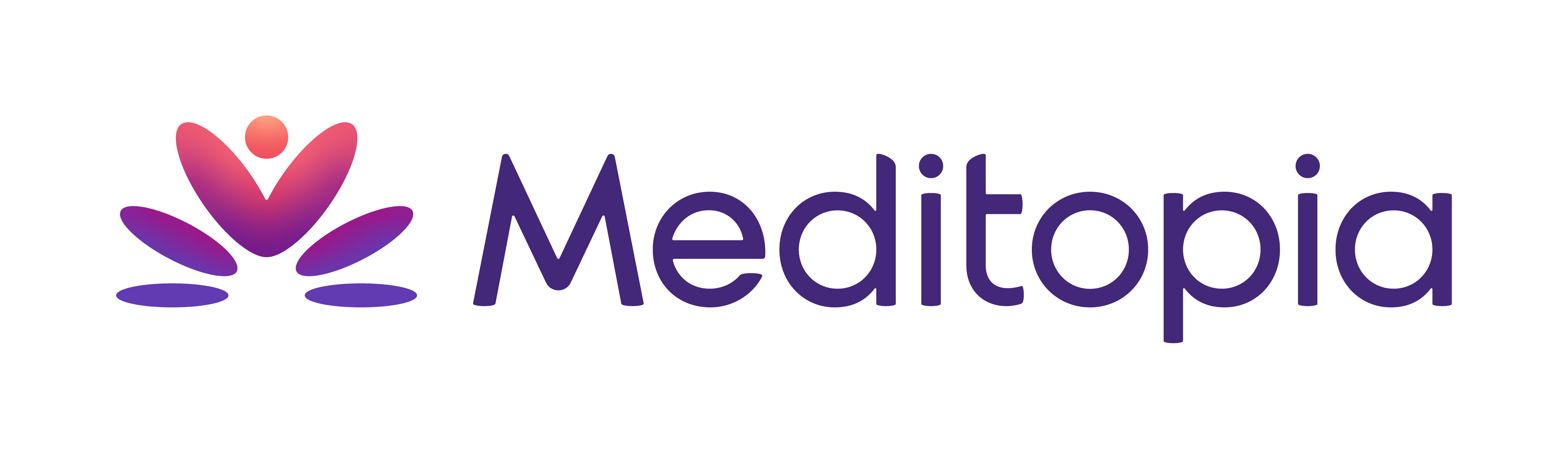 9 Meditopia Horizontal Logo Light Background Transparent