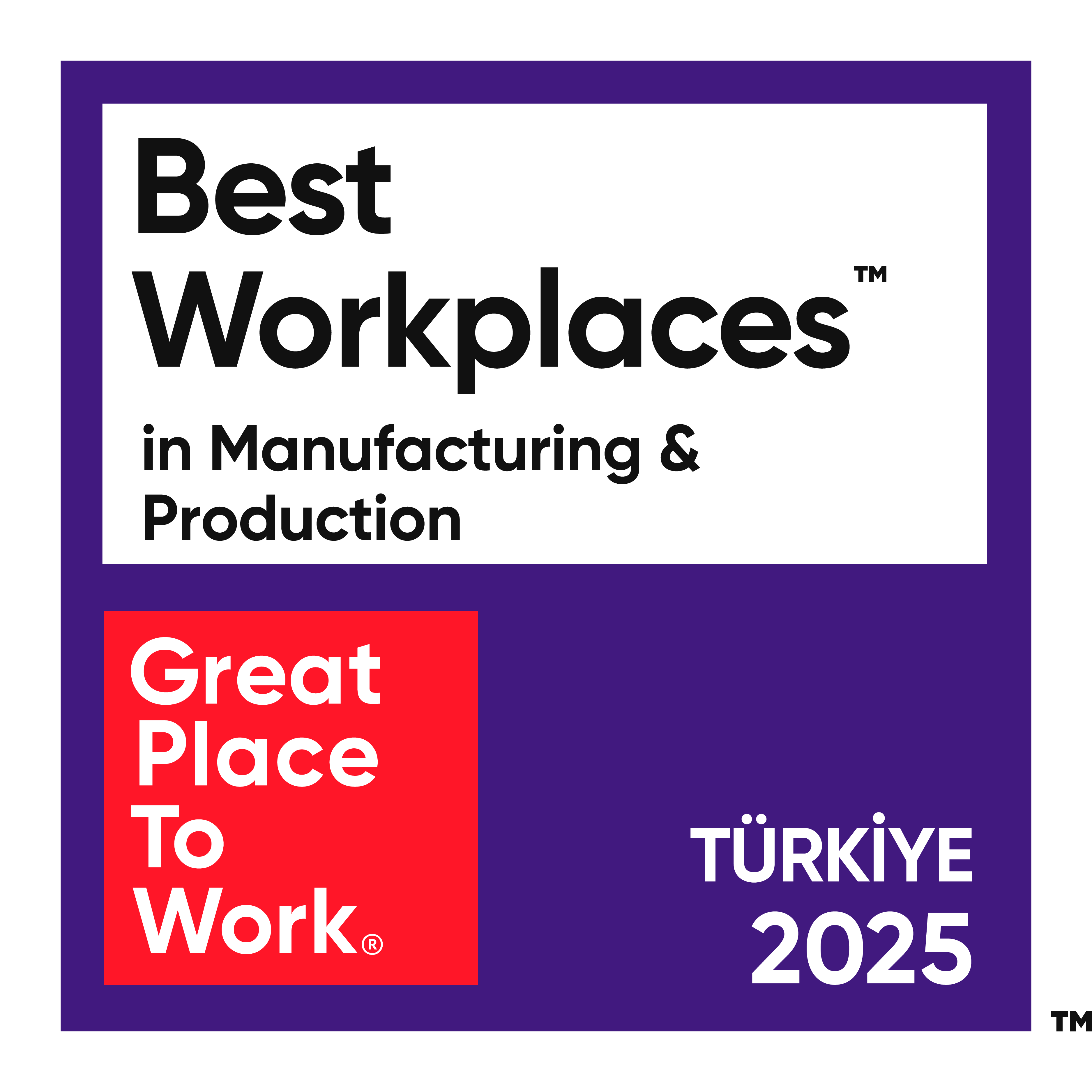 Best Workplaces in Manufacturing & Production™ 2025